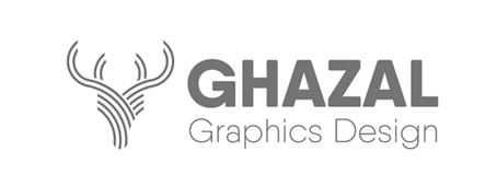 GHAZAL DESIGN logo darker